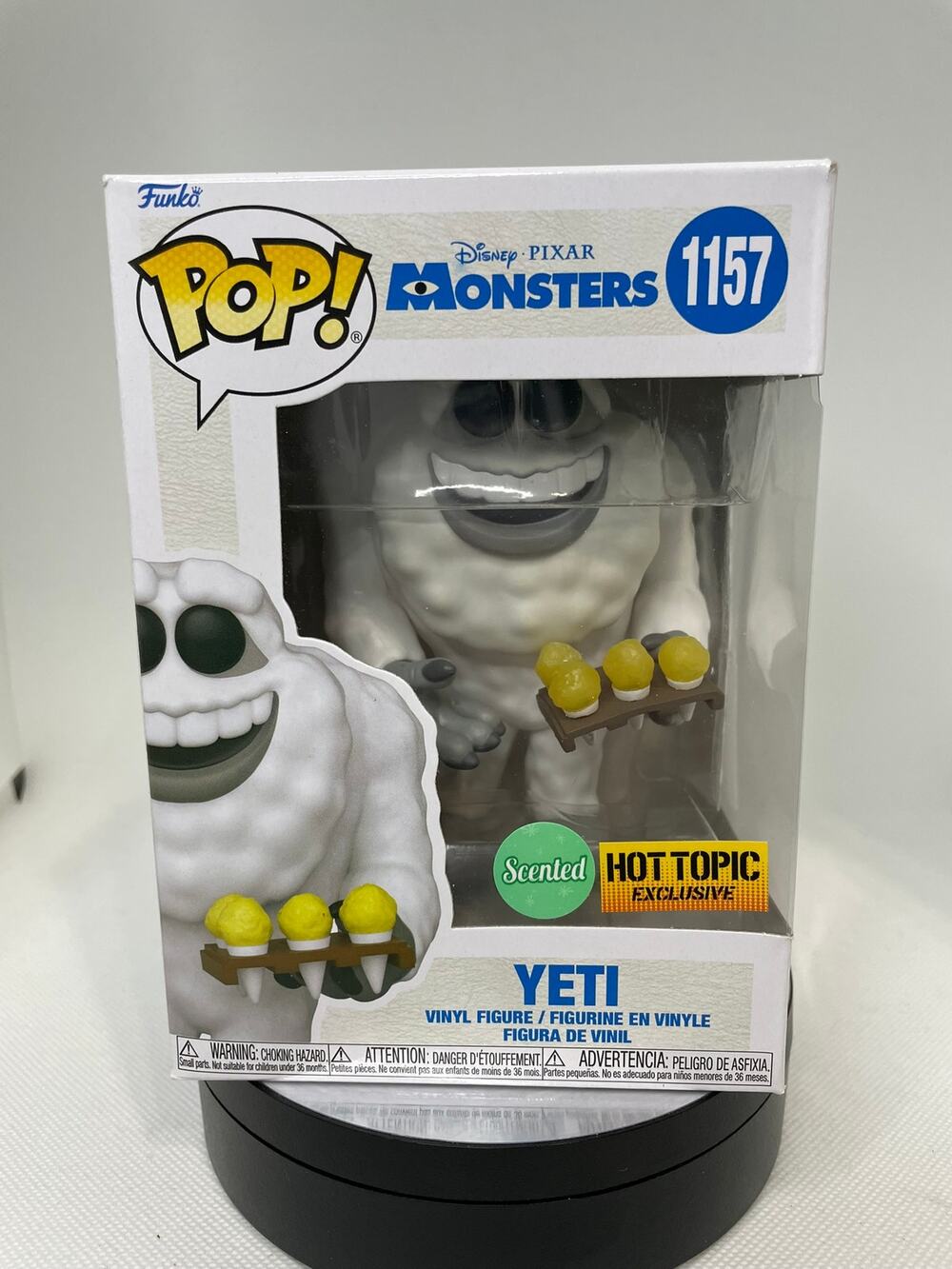 Funko Pop Pixar Monsters Yeti 1157 Hot Topic Exclusive Scented